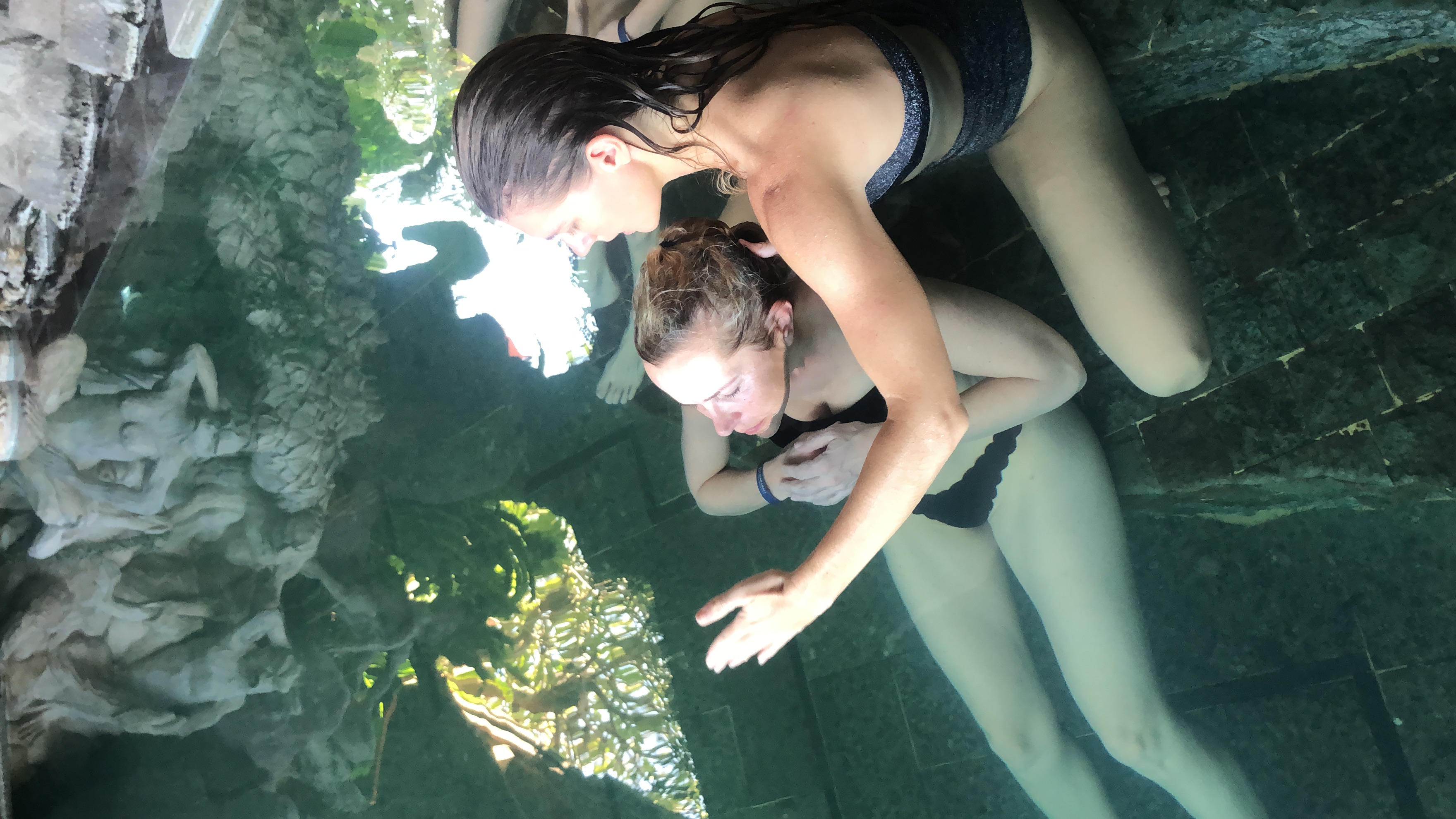 Healing in the water, held with care