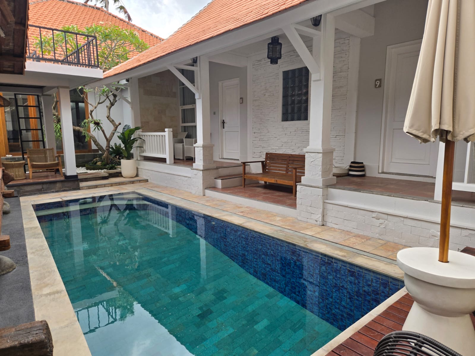 The Bali villa, a private pool home temple